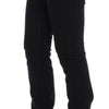 Cavalli – Schwarze Slim-Skinny-Fit-Jeans aus Baumwollstretch