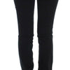 Cavalli – Schwarze Slim-Skinny-Fit-Jeans aus Baumwollstretch