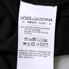 Dolce &amp; Gabbana – Schwarzes Baumwoll-T-Shirt mit Rundhalsausschnitt und Logo-Print