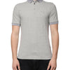 Polo gris à manches courtes et col pour homme Dolce &amp; Gabbana