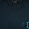 Dolce &amp; Gabbana – Blaues T-Shirt mit Rundhalsausschnitt und kurzen Ärmeln