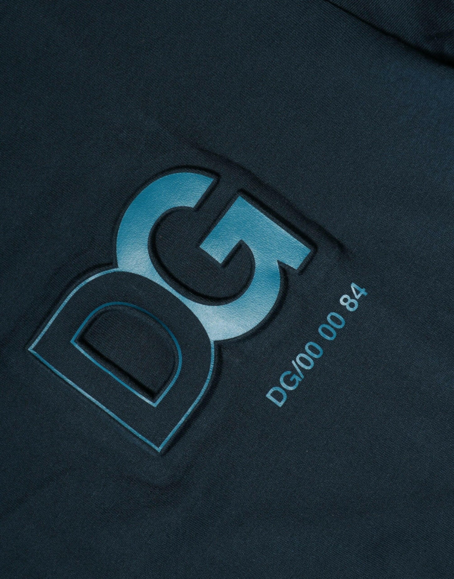 Dolce &amp; Gabbana – Blaues T-Shirt mit Rundhalsausschnitt und kurzen Ärmeln