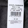 Dolce &amp; Gabbana – Dunkelgraues T-Shirt mit Rundhalsausschnitt und kurzen Ärmeln