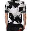 Polo à col camouflage multicolore Dolce &amp; Gabbana