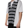 Dolce & Gabbana Black White Stripes Collared Polo T-shirt