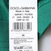 Dolce &amp; Gabbana – Grünes T-Shirt mit Rundhalsausschnitt und kurzen Ärmeln und Logo