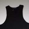 Dolce &amp; Gabbana – Schwarzes, ärmelloses Tank-T-Shirt aus Baumwolle mit Rundhalsausschnitt