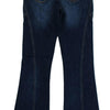 Cavalli – Blaue Stretch-Jeans aus Baumwolle mit niedriger Taille