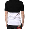 Dolce & Gabbana Black White Cotton Short Sleeves Polo T-shirt