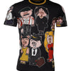 T-shirt ras du cou noir Dolce &amp; Gabbana Année du Cochon 2019
