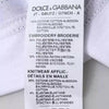 Dolce &amp; Gabbana – Weißes Jersey-T-Shirt mit Rundhalsausschnitt und kurzen Ärmeln
