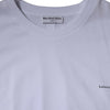 Balenciaga – Weißes Baumwoll-T-Shirt mit Rundhalsausschnitt und kurzen Ärmeln und Logo