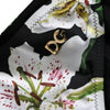 Dolce & Gabbana Black Lily Print Swimwear Bottom Beachwear Bikini