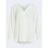 Vila Clothes Cream Polyester Blouse