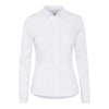 ICHI White Cotton Blouse