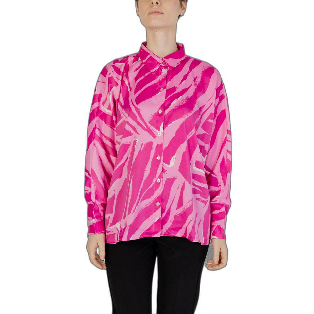 Only Pink Polyester Blouse
