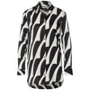 Street One Black And White Viscose Blouse