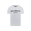 Balmain White Cotton T-Shirt