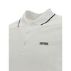 ZEGNA White Elastane Polo Shirt