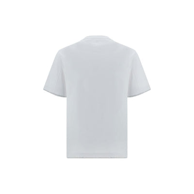Brunello Cucinelli White Cotton T-Shirt