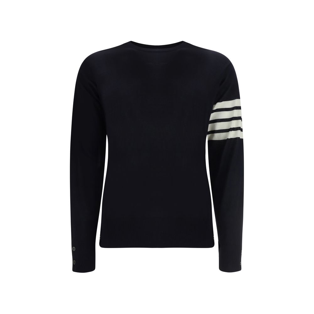 Thom Browne blaues Fleece-Sweatshirt