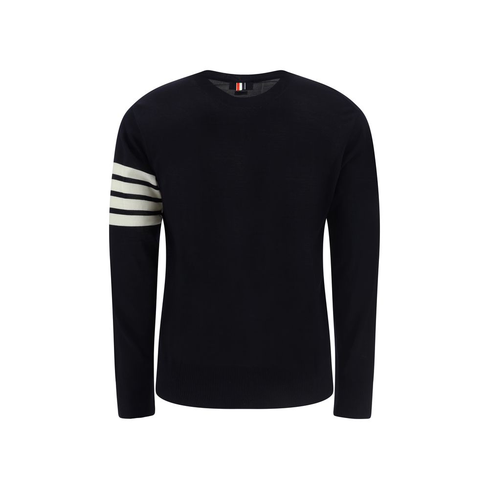 Thom Browne blaues Fleece-Sweatshirt
