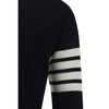 Thom Browne blaues Fleece-Sweatshirt