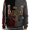 Pull en laine et cachemire multicolore Dolce &amp; Gabbana KING Knight Monkey
