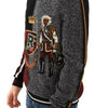 Pull en laine et cachemire multicolore Dolce &amp; Gabbana KING Knight Monkey