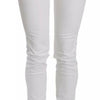 Dolce & Gabbana White Crystal Embellished Skinny Jeans