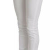 Dolce & Gabbana White Crystal Embellished Skinny Jeans