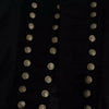 Dolce & Gabbana Black Button Embellished Military Jacket