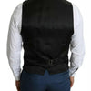 Dolce & Gabbana Black Men Formal STAFF Dress Waistcoat Vest