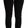 Dolce &amp; Gabbana – Schwarze Skinny-Jeans aus Baumwollstretch