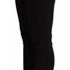 Dolce &amp; Gabbana – Schwarze Skinny-Jeans aus Baumwollstretch