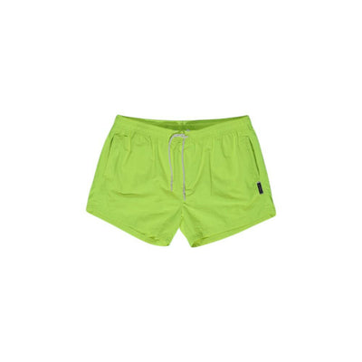 Hamaki-Ho Yellow Polyester Swim Shorts