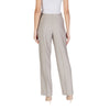 Vero Moda Gray Polyester Casual Pants