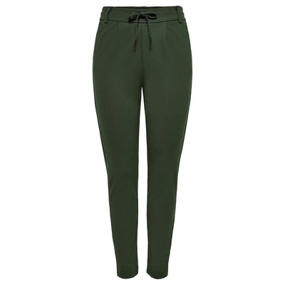 Only Green Viscose Casual Pants