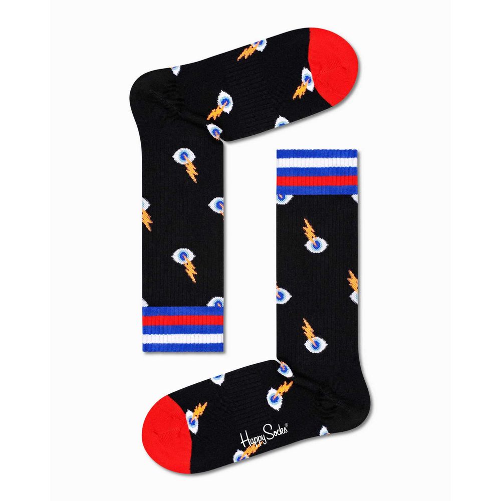 Happy Socks Schwarze Baumwollsocken