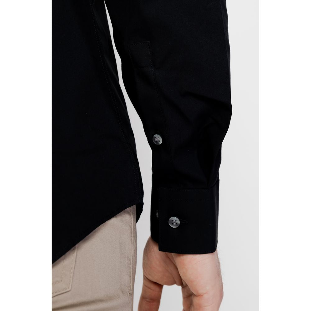 Schwarzes Baumwollhemd von Calvin Klein