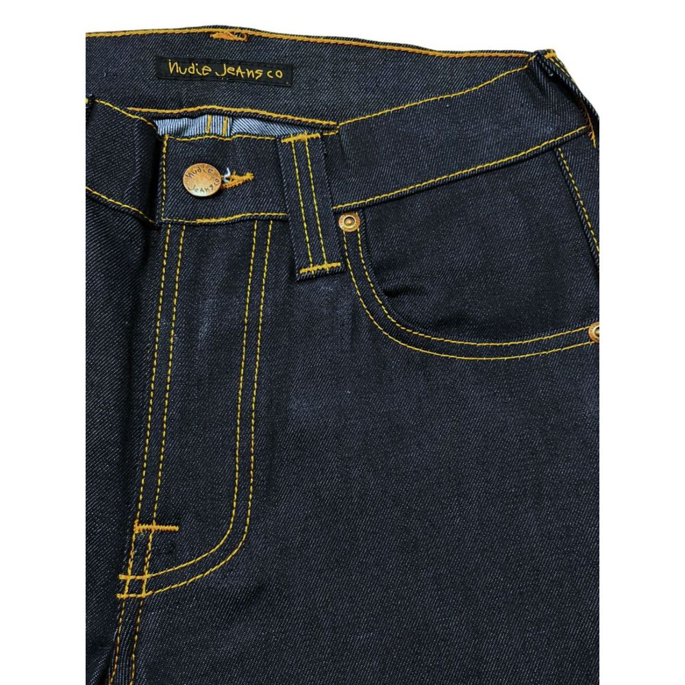 Nudie Jeans Blaue Baumwolljeans Denim
