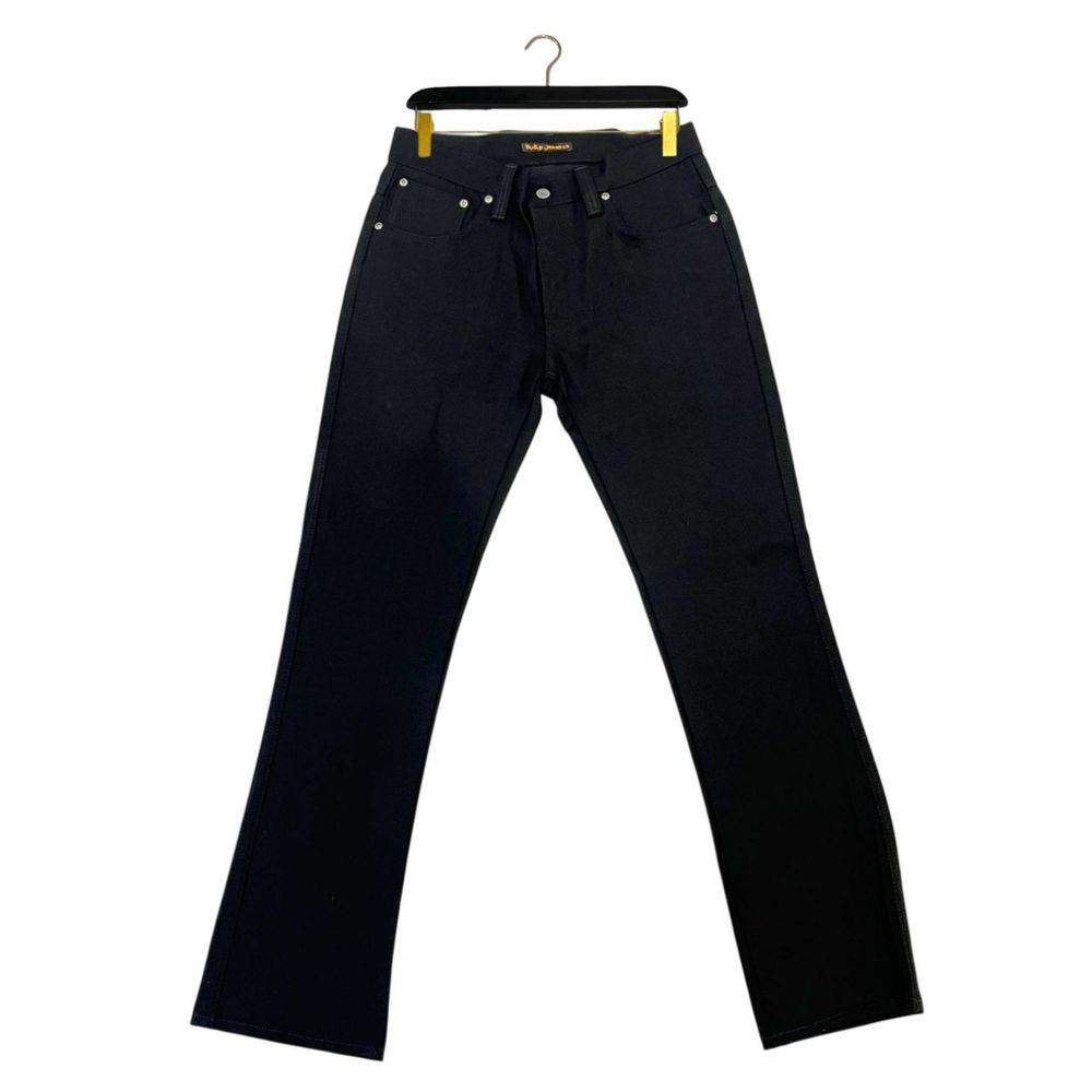Nudie Jeans Jean noir en coton pour homme