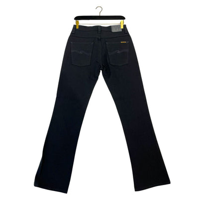 Nudie Jeans Schwarze Baumwolljeans Denim