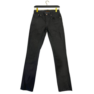 Nudie Jeans Schwarze Baumwolljeans Denim