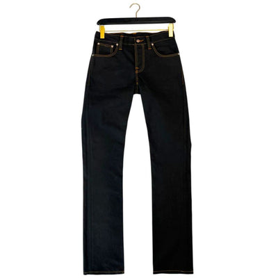 Nudie Jeans Schwarze Baumwolljeans Denim