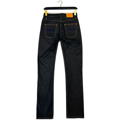 Nudie Jeans Schwarze Baumwolljeans Denim