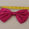 Dolce & Gabbana Pink 100% Silk Adjustable Neck Bow Tie Men