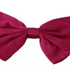 Dolce & Gabbana Pink 100% Silk Adjustable Neck Bow Tie Men