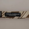 Dolce & Gabbana Multicolor Patterned Adjustable Neck Bow Tie Men