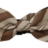 Dolce & Gabbana Multicolor Patterned Adjustable Neck Bow Tie Men